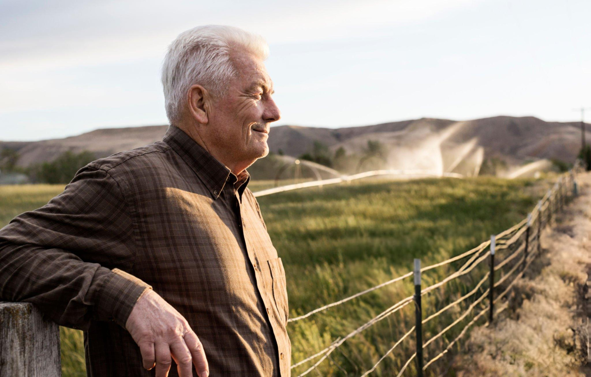 happy farmer